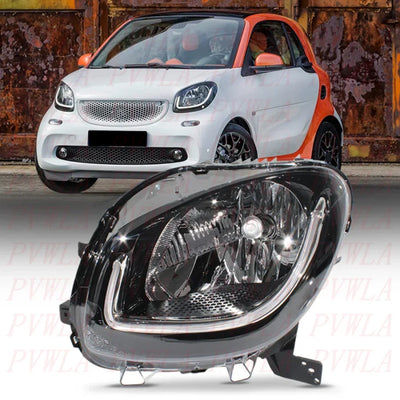 Phares LED Smart Fortwo 453 2014-2019 - vue rapprochée - Becquet Voiture