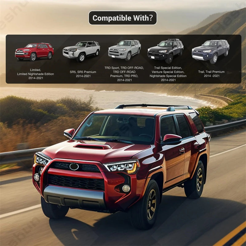 Phares LED Toyota 4Runner TRD 2014-2022 Sequentiels - vue arrière - Becquet Voiture