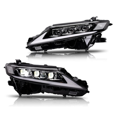 Phares LED Toyota Camry 8e Génération 2018-2024 Triple - vue de dessus - Becquet Voiture