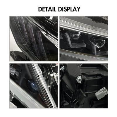 Phares LED Toyota Camry Faisceau Quadruple - vue arrière - Becquet Voiture