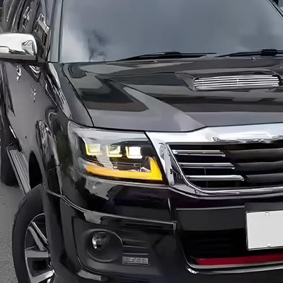 Phares LED Toyota Hilux Revo Vigo 2012-2014 Projecteur - installé sur véhicule - Becquet Voiture