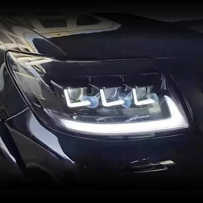 Phares LED Toyota Hilux Revo Vigo 2012-2014 Projecteur - vue de trois-quarts - Becquet Voiture