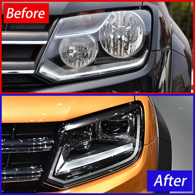 Phares LED Volkswagen Amarok 2011-2016 - vue de profil - Becquet Voiture
