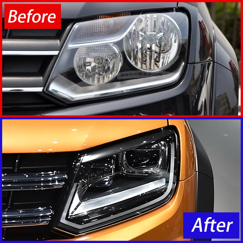 Phares LED Volkswagen Amarok 2011-2016 - vue de profil - Becquet Voiture