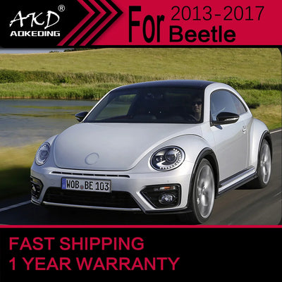 Phares LED Volkswagen Beetle 2013-2017 - vue de face - Becquet Voiture