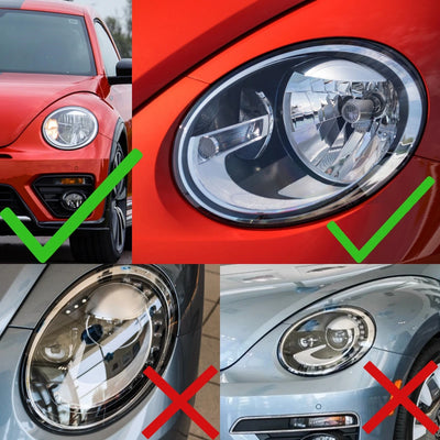 Phares LED Volkswagen Beetle 2013-2019 - vue de profil - Becquet Voiture