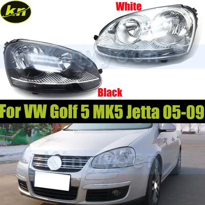 Phares LED Volkswagen Golf 5 MK5 Jetta 2005-2009 - vue de face - Becquet Voiture