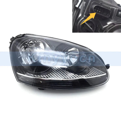 Phares LED Volkswagen Golf 5 MK5 Jetta 2005-2009 - vue rapprochée - Becquet Voiture