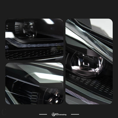Phares LED Volkswagen Golf 6 2009-2012 - installé sur véhicule - Becquet Voiture