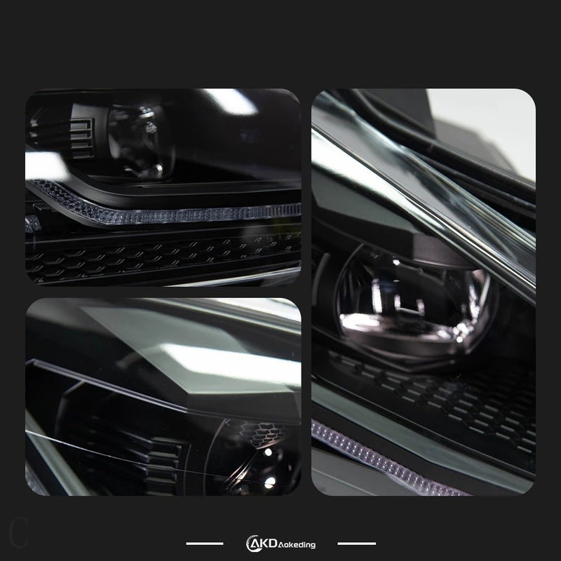 Phares LED Volkswagen Golf 6 2009-2012 - installé sur véhicule - Becquet Voiture