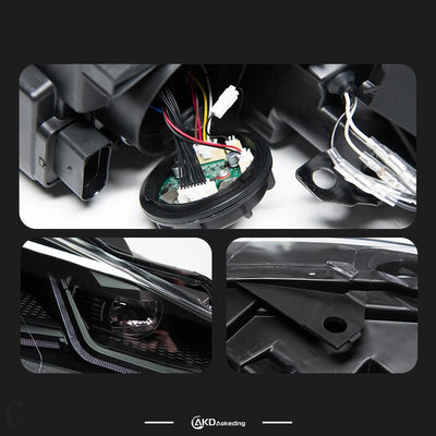 Phares LED Volkswagen Golf 6 2009-2012 - packshot studio - Becquet Voiture