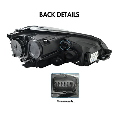 Phares LED Volkswagen Golf 6 7 7.5 2008-2020 - packshot studio - Becquet Voiture
