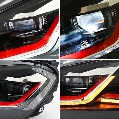 Phares LED Volkswagen Golf 6 7 7.5 2008-2020 - vue arrière - Becquet Voiture