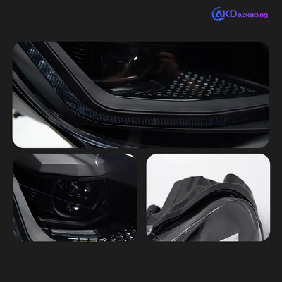Phares LED Volkswagen Golf 6 MK6 2009-2012 (réf. 2) - packshot studio - Becquet Voiture