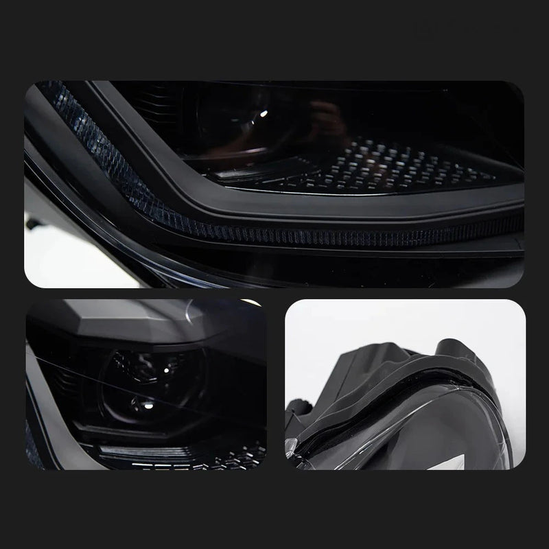 LED Headlights Volkswagen Golf 6 MK6 2009-2012 GTI and TSI trims - studio packshot - Becquet Voiture