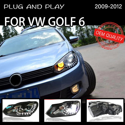 Phares LED Volkswagen Golf 6 MK6 2009-2012 - vue arrière - Becquet Voiture