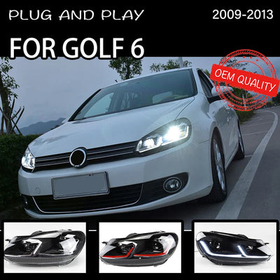 Phares LED Volkswagen Golf 6 MK6 2009-2013 - vue arrière - Becquet Voiture