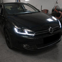 LED-Scheinwerfer Volkswagen Golf 6 MK6 2010–2012 Style Golf 7.5 - Rückansicht - Becquet Voiture