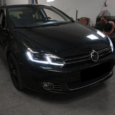 Phares LED Volkswagen Golf 6 MK6 2010-2012 Style Golf 7.5 - vue arrière - Becquet Voiture