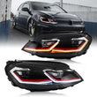 Phares LED Volkswagen Golf 7 et 7.5 MK7 2012-2020 Look Sport
