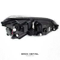 LED Headlights Volkswagen Golf 7 MK7 2012-2017 - fitted on vehicle - Becquet Voiture