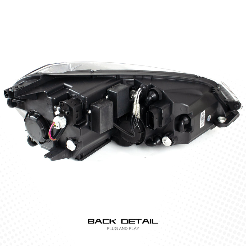 LED Headlights Volkswagen Golf 7 MK7 2012-2017 - fitted on vehicle - Becquet Voiture