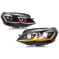 LED Headlights Volkswagen Golf 7 MK7 2012-2017 - studio packshot - Becquet Voiture