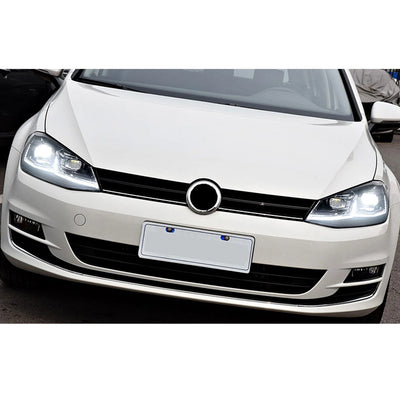 Phares LED Volkswagen Golf 7 MK7 2013-2017 (réf. 2) - installé sur véhicule - Becquet Voiture