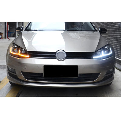 Phares LED Volkswagen Golf MK7 2012-2017 - installé sur véhicule - Becquet Voiture