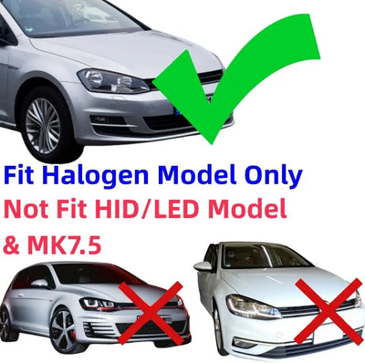 Phares LED Volkswagen Golf MK7 2012-2017 - vue de profil - Becquet Voiture