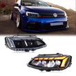 Phares LED Volkswagen Jetta MK6 2011-2018 DRL Séquentiel