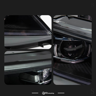 Phares LED Volkswagen Jetta MK6 2011-2018 - installé sur véhicule - Becquet Voiture
