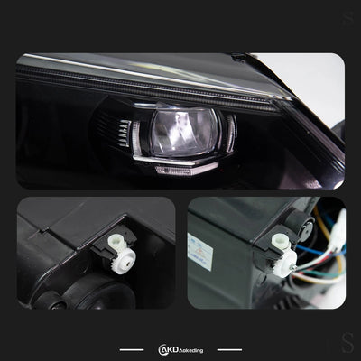 Phares LED Volkswagen Jetta MK6 2011-2018 - packshot studio - Becquet Voiture