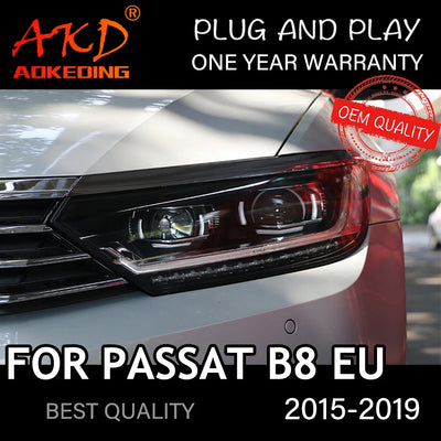 Phares LED Volkswagen Passat B8 2015-2019 - packshot studio - Becquet Voiture