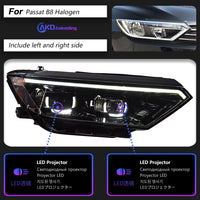 Phares LED Volkswagen Passat B8 2015-2019 (réf. 2) - détail du montage - Becquet Voiture
