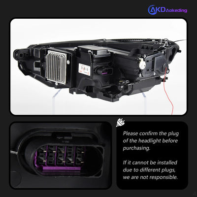 Phares LED Volkswagen Passat B8 2015-2019 (réf. 2) - vue de trois-quarts - Becquet Voiture