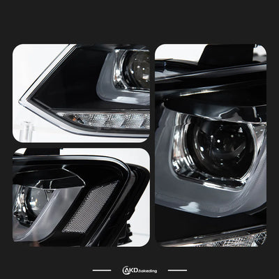 Phares LED Volkswagen Polo 2011-2018 - installé sur véhicule - Becquet Voiture
