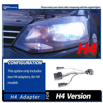 Phares LED Volkswagen Polo 2011-2018 (réf. 2) - détail du montage - Becquet Voiture