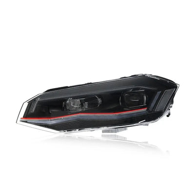 Phares LED Volkswagen Polo AW 2019-2024 - installé sur véhicule - Becquet Voiture