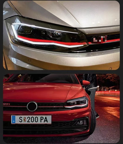 Phares LED Volkswagen Polo AW 2019-2024 - vue de profil - Becquet Voiture