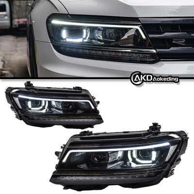 Phares LED Volkswagen Tiguan 2016-2022 - vue de profil - Becquet Voiture