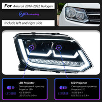 Phares LED VW Amarok 2010-2022 - détail du montage - Becquet Voiture