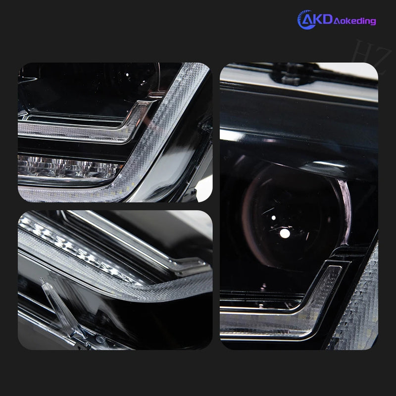 Phares LED VW Amarok 2010-2022 - installé sur véhicule - Becquet Voiture