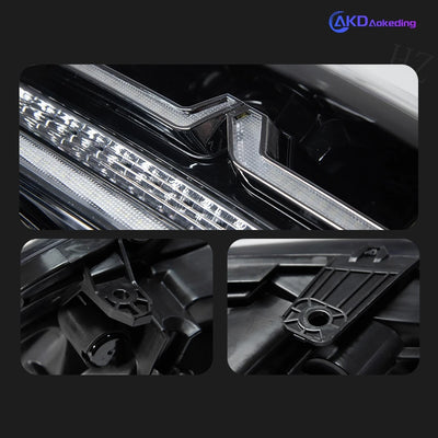 Phares LED VW Amarok 2010-2022 - packshot studio - Becquet Voiture