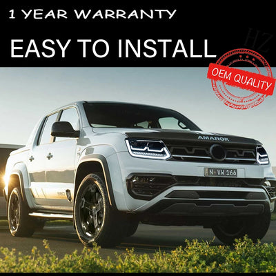 Phares LED VW Amarok 2010-2022 - vue de profil - Becquet Voiture