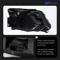 Phares LED VW Amarok 2010-2022 - vue de trois-quarts - Becquet Voiture