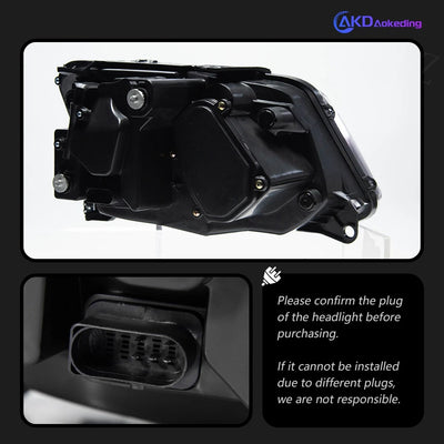 Phares LED VW Amarok 2010-2022 - vue de trois-quarts - Becquet Voiture