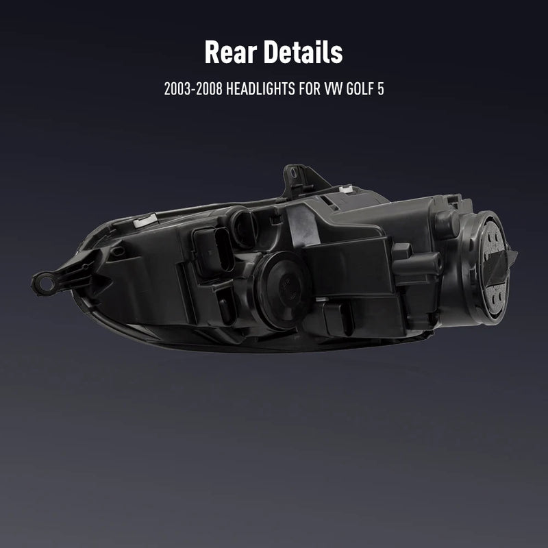 Phares LED VW Golf 5 2003-2008 - packshot studio - Becquet Voiture