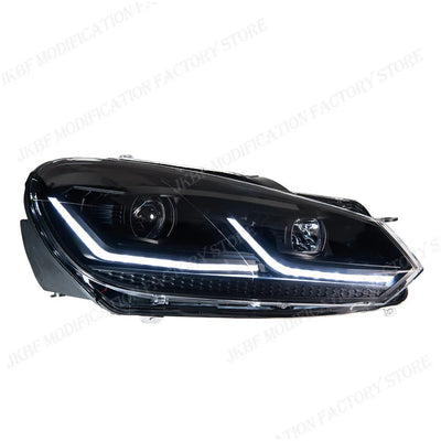 Phares LED VW Golf 6 2009-2012 - packshot studio - Becquet Voiture