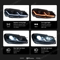 Phares LED VW Golf 6 2009-2012 - vue arrière - Becquet Voiture